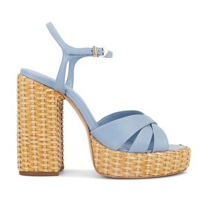 SCHUTZ Keefa Sandal in Sky Blue | LIKE NEW